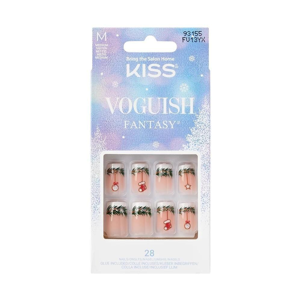 KISS Voguish Fantasy Holiday Nails - Nutty Elves